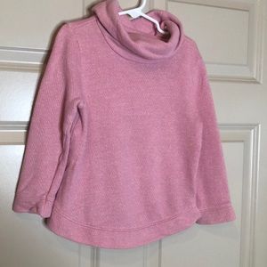 Old navy 5T pink sparkle turtleneck